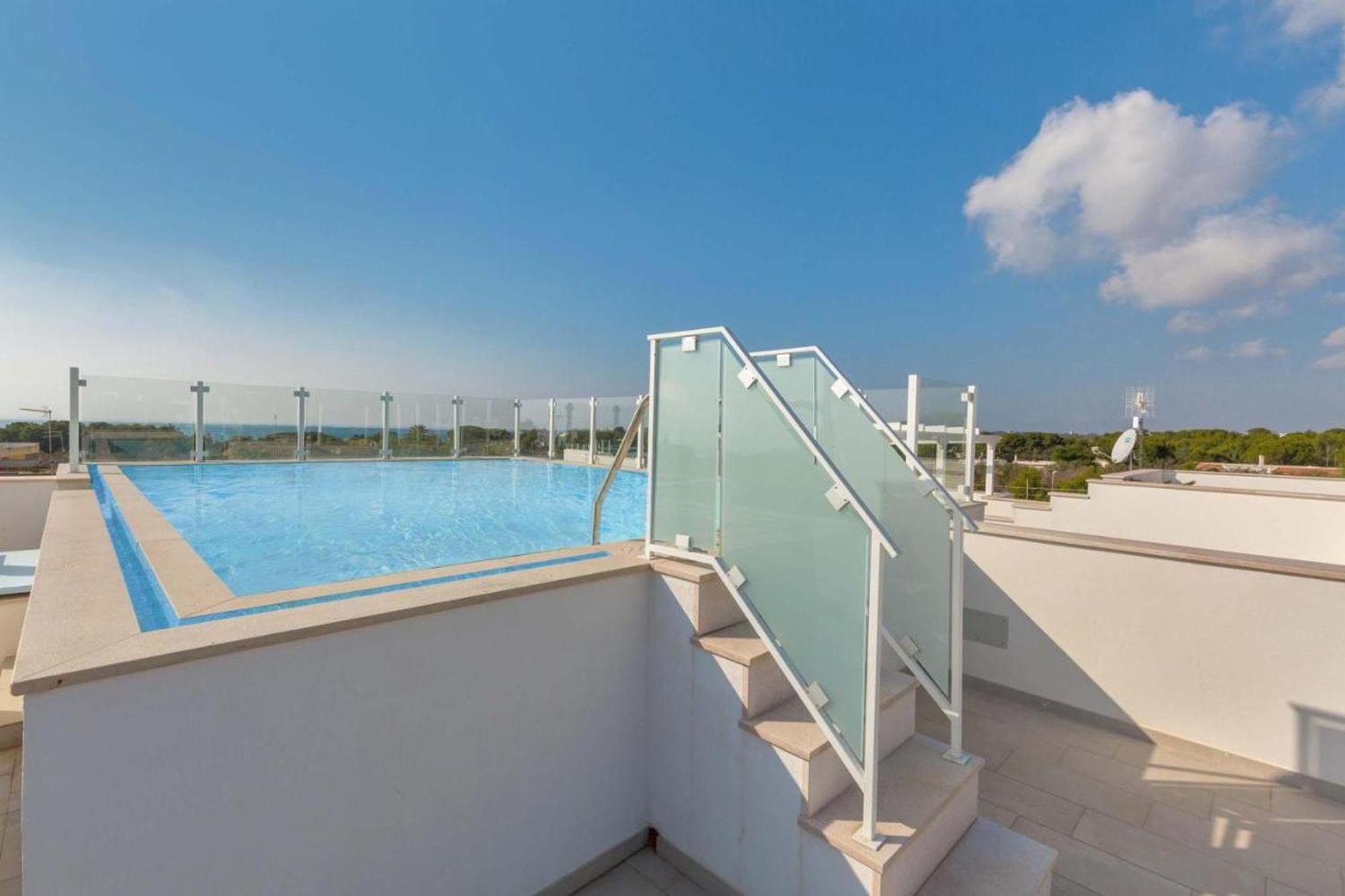 Tramonti Incredibili In Piscina - Apartment8 Con Ac Wifi In Residence Santa Maria al Bagno Exterior foto